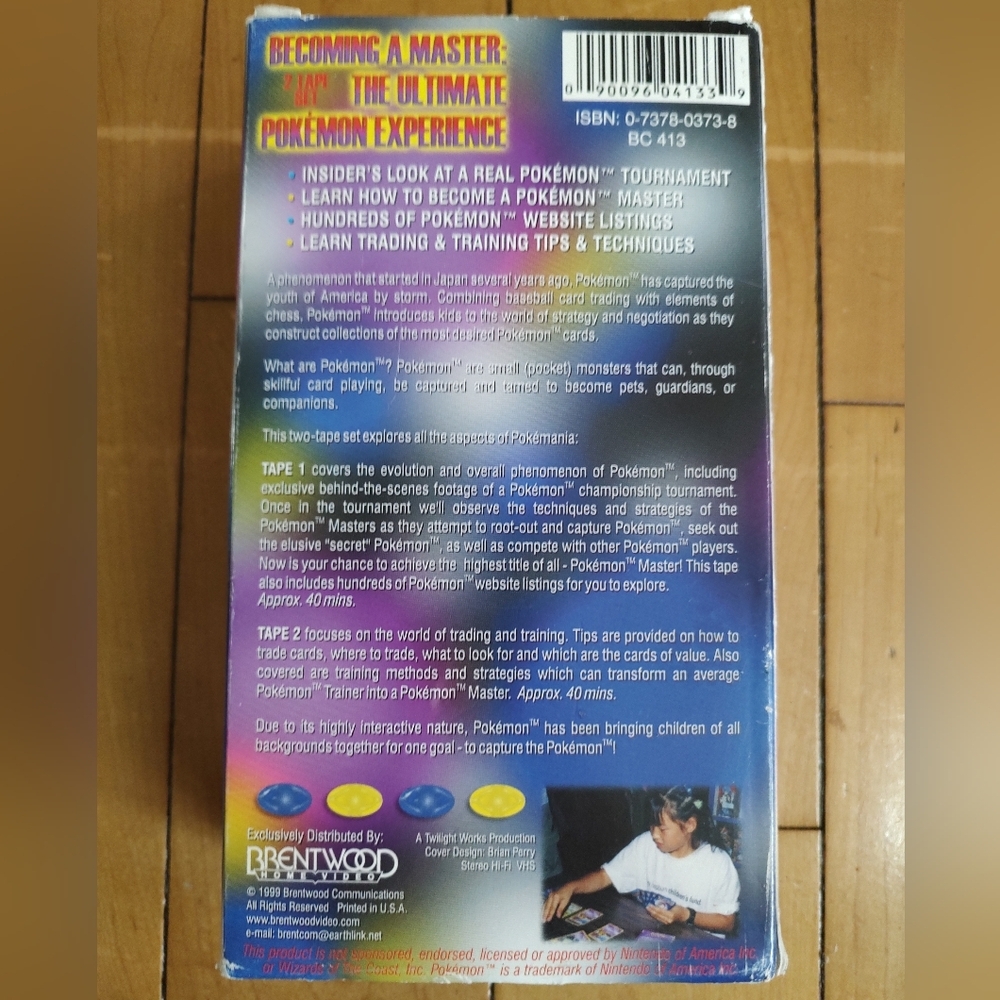 Becoming a Master: The Ultimate Pokémon Experience VHS Set - Picture 5 of 7